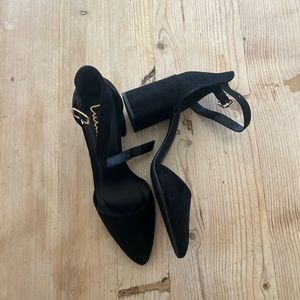 Lulu black heels - never worn